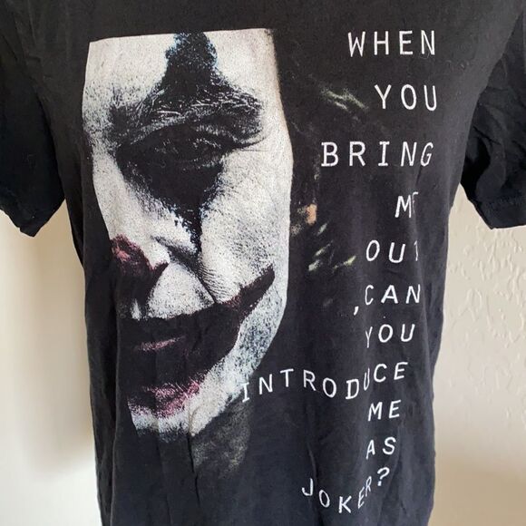 Joker Faded Black Graphic Shirt - Picture 2 of 9